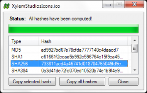 HashSlash 1.5.0 - náhled