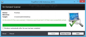 TrustPort USB Antivirus 2012 - náhled