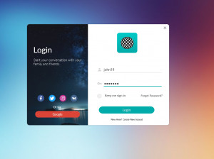 Youface Messenger - náhled