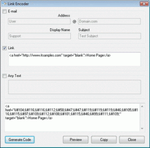 Link Encoder 1.0 - náhled