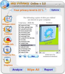 My Privacy 4.1 - náhled