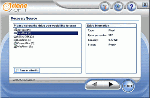 eDATA Unerase eDATA Unerase Personal Edition 3.0 - náhled