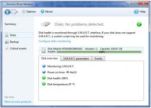 Acronis drive monitor как пользоваться