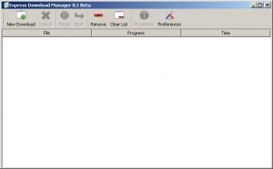 Express Download Manager 0.1 Beta - náhled