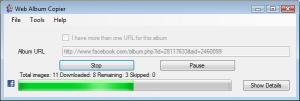 Web Album Copier 0.3.35 beta - náhled