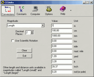 CCUnits 3.5 - náhled