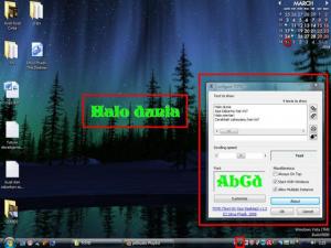 TOYD - Text On Your Desktop 1.2 - náhled