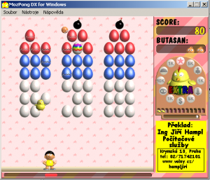 MozPong 1.0.7 - náhled