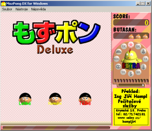 MozPong 1.0.7 - náhled