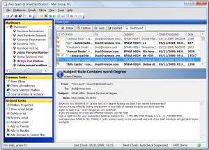Mail Snoop Pro 2.14.10 - náhled
