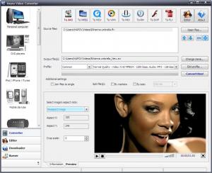 Axara Video Converter 3.7 - náhled