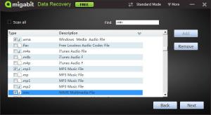Amigabit Data Recovery Free 2.0.6.0 - náhled