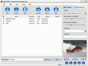 4Media iPod Video Converter 3.1.53 - náhled