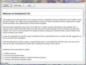 SanityCheck 3.50 - náhled