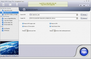 WinX DVD Copy Pro 3.9.2 - náhled
