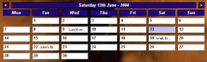 Desktop Calendar 0.42 - náhled