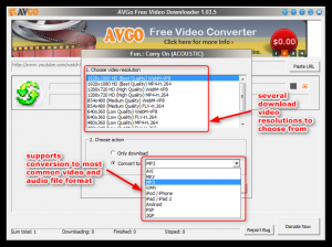 AVGO Free Video Downloader 1.8.8 - náhled