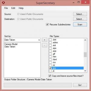 SuperSecretary 2.0 - náhled