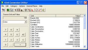 Unit Conversion Utility 2.1.0.2 - náhled