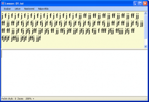 Psaní na PC klávesnici 1.0.3.0 - náhled