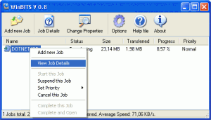 WinBITS 1.0 RC - náhled