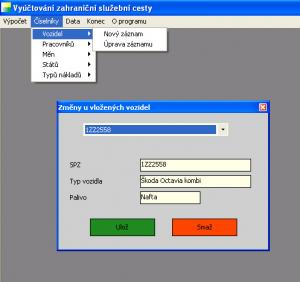Zahraniční cesťák - Vyúčtování zahraniční cesty 1.0 - náhled