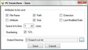 PC FSearcher 5.0.2.0 - náhled
