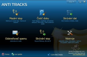 Anti Tracks Free Edition - čeština - náhled