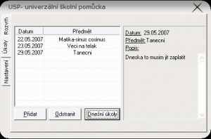 USP - Univerzální školní pomůcka 1.0.1.0 - náhled