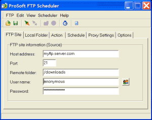 FTP Scheduler Basic Edition - náhled