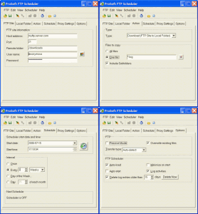 FTP Scheduler Basic Edition - náhled