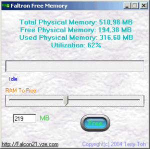 Faltron Free Memory - náhled