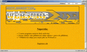 Websurf 2.0 - náhled