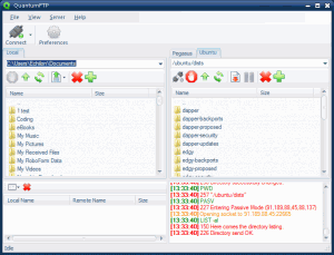 QuantumFTP Portable 1.66 - náhled