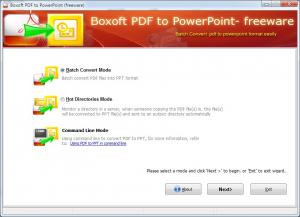 Boxoft Free PDF to PPT 1.0 - náhled