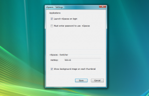 nSpaces 1.3.0 - náhled