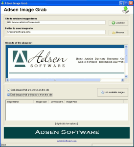 Adsen Image Grabb - náhled