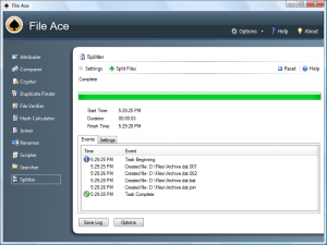 File Ace 2.05 - náhled
