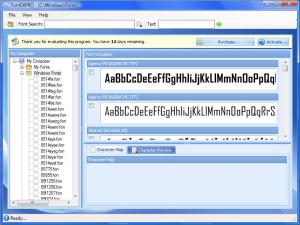 FontEXPRO 1.4.2c - náhled