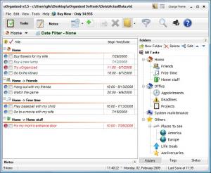 uOrganized 2.8 - náhled