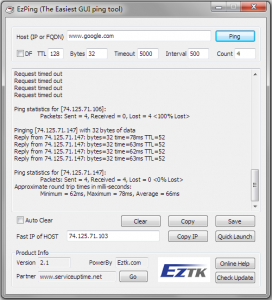 EzPing 2.1 - náhled