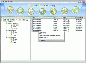 inDisc Recovery 3.0 - náhled