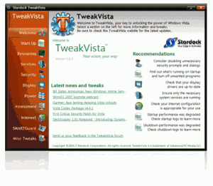 TweakVista Full 1.5 - náhled