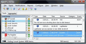LogMeister 3.0.2 - náhled