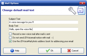 JDVoiceMail 2.53 - náhled