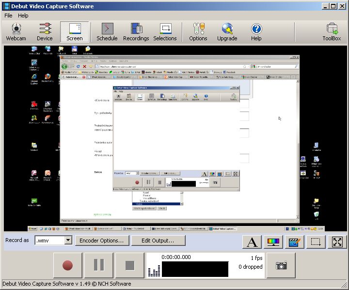 debut screen recorder software review