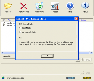 Repair Video Master 2.65 - náhled