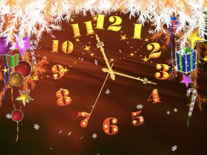 Christmas Promise Clock Screensaver 3.1 - náhled
