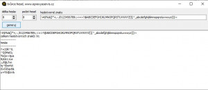 Tvůrce hesel - náhled