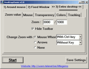DesktopZoom 3.5 - náhled